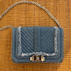 Rebecca MINKOFF Raw Edge Denim Bag